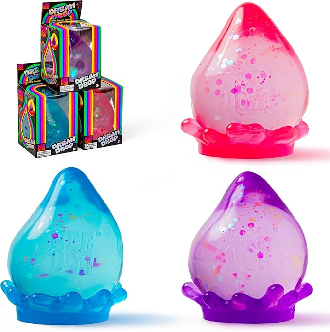 NeeDoh Nice Cube – Dual-Texture Squishy Stress & Fidget Toy | Soft Slow Squish, Firm Fast Squish