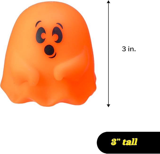 NeeDoh Groovy Ghost – Glow-in-the-Dark Halloween Squishy Fidget Toy | 6 Assorted Styles
