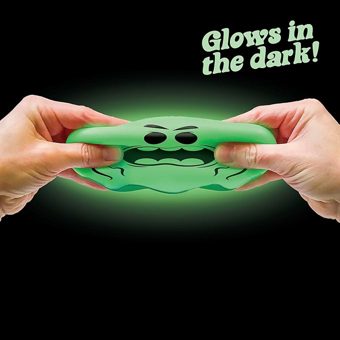 NeeDoh Groovy Ghost – Glow-in-the-Dark Halloween Squishy Fidget Toy | 6 Assorted Styles