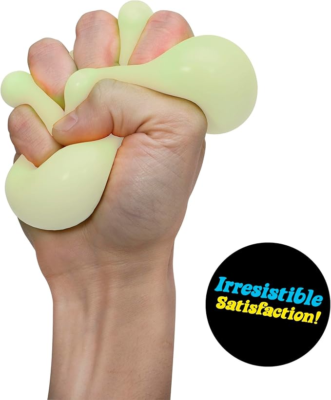 NeeDoh Glow in the Dark – Glowing Squishy Stress Ball & Fidget Toy | Schylling