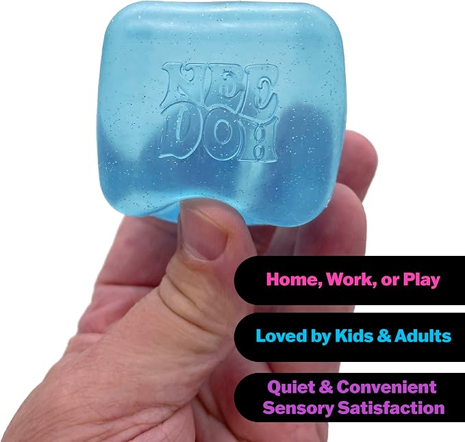 NeeDoh Nice Cube – The #1 Best-Selling Squishy Stress & Fidget Toy | Choose Your Color