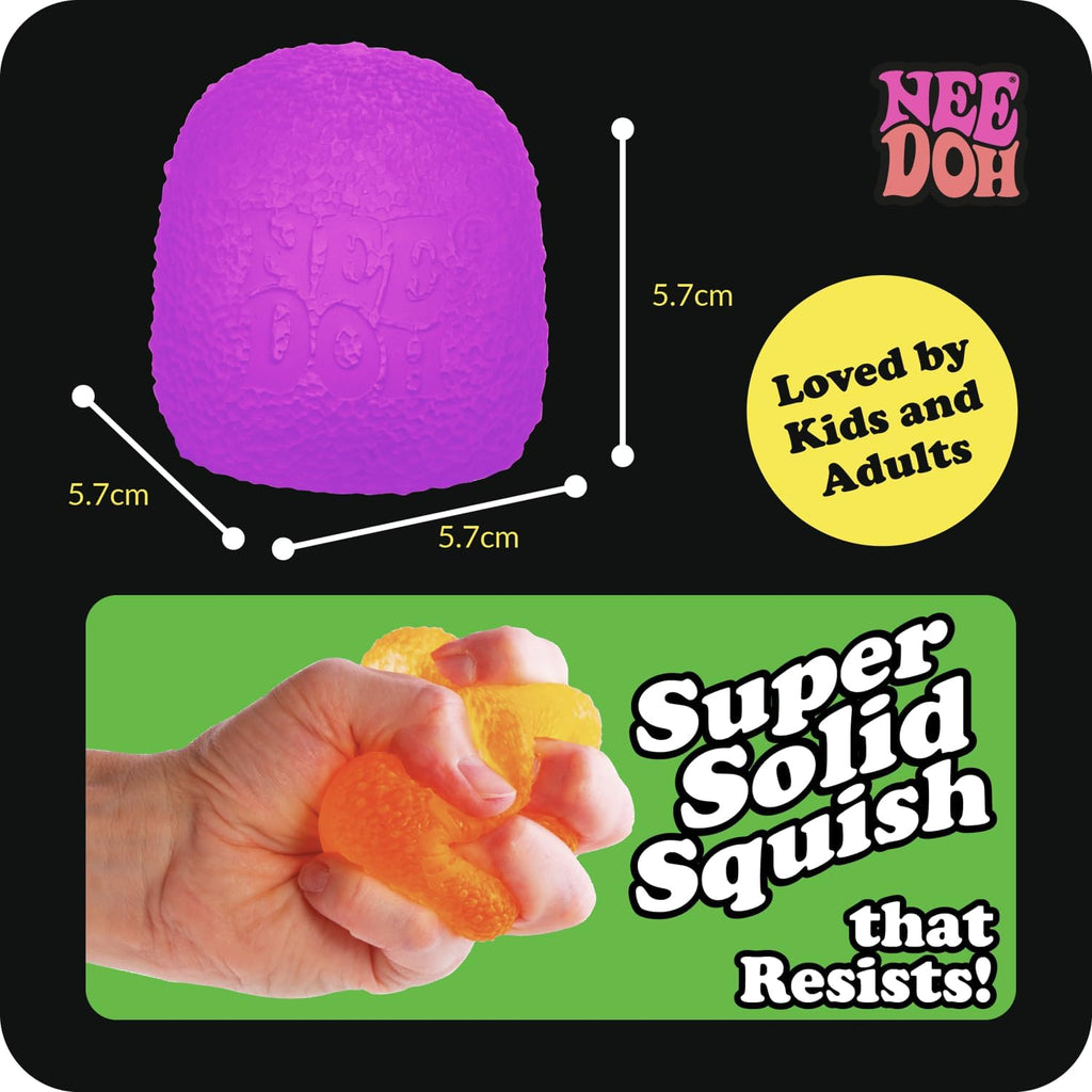 NeeDoh Gumdrop – Textured Squishy Stress & Sensory Fidget Toy | Assorted Colors